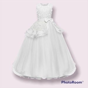 Girl’s Formal White Dress